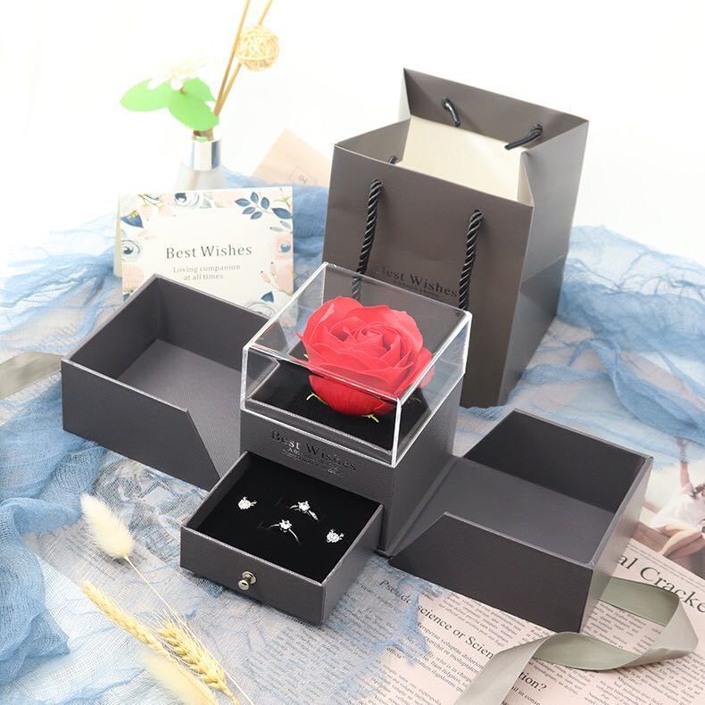 Eternal Flower Jewelry Box (Jewelry  not included)