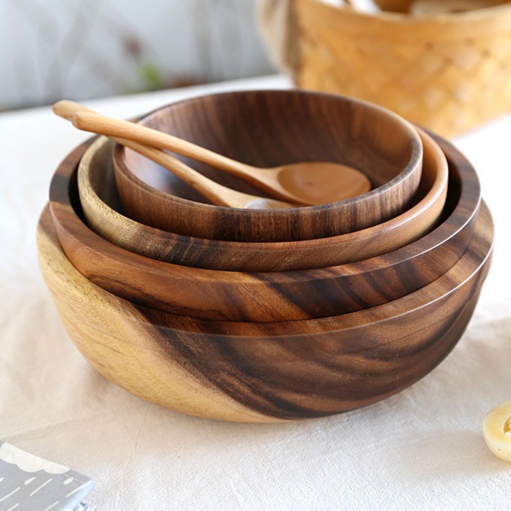 Natural Wooden Bowl | Fruit Bowl | Salad Bowl