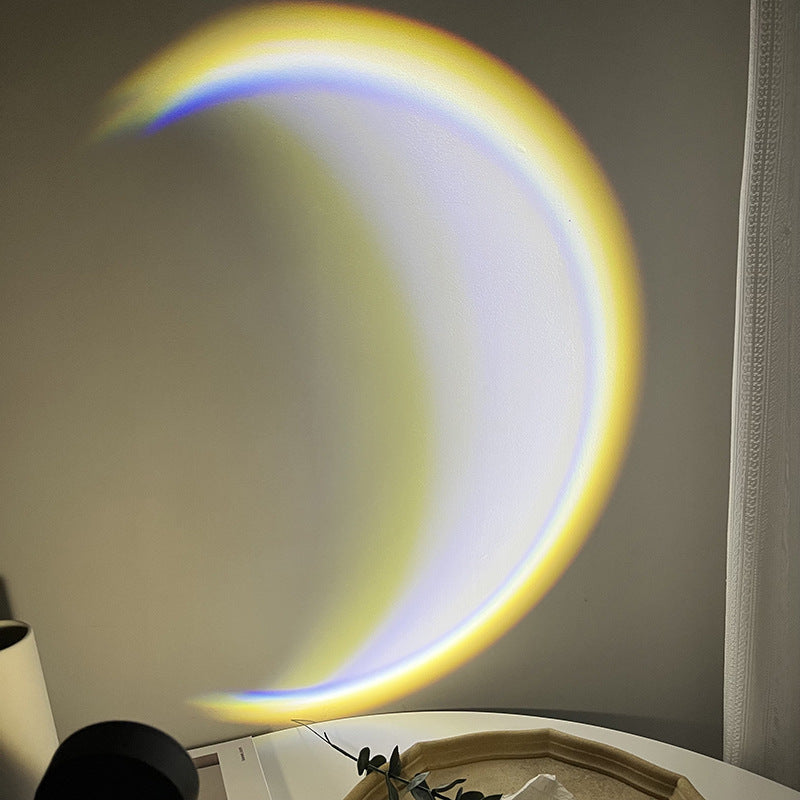 USB Moon Lamp | LED Rainbow Night Sunset Light Projector | Atmosphere | Home Decor