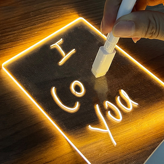 Brilliant Messages: USB Light-Up Board with Pen