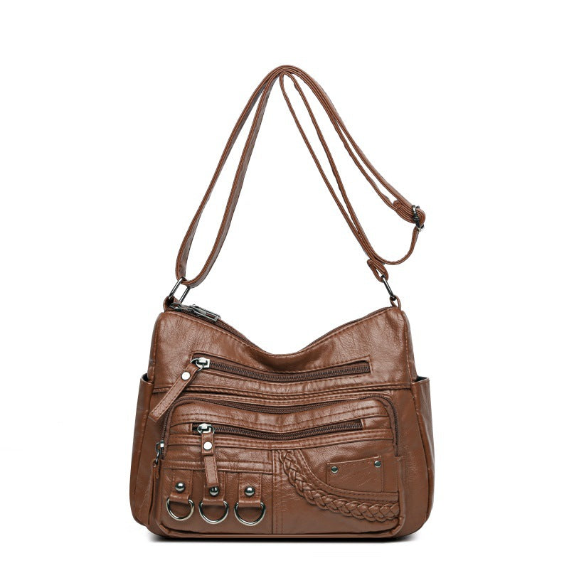 Fashion Casual Soft Leather Bag