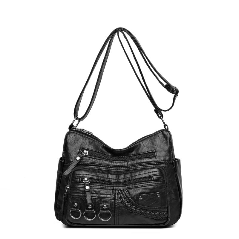 Fashion Casual Soft Leather Bag