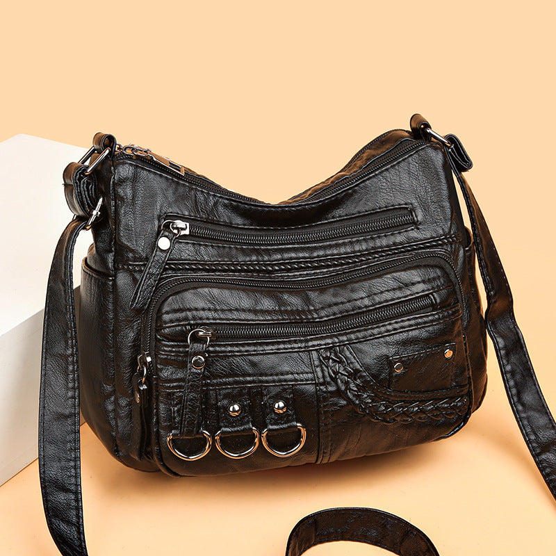 Fashion Casual Soft Leather Bag