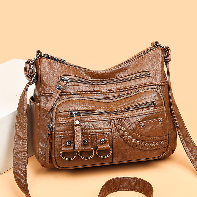 Fashion Casual Soft Leather Bag