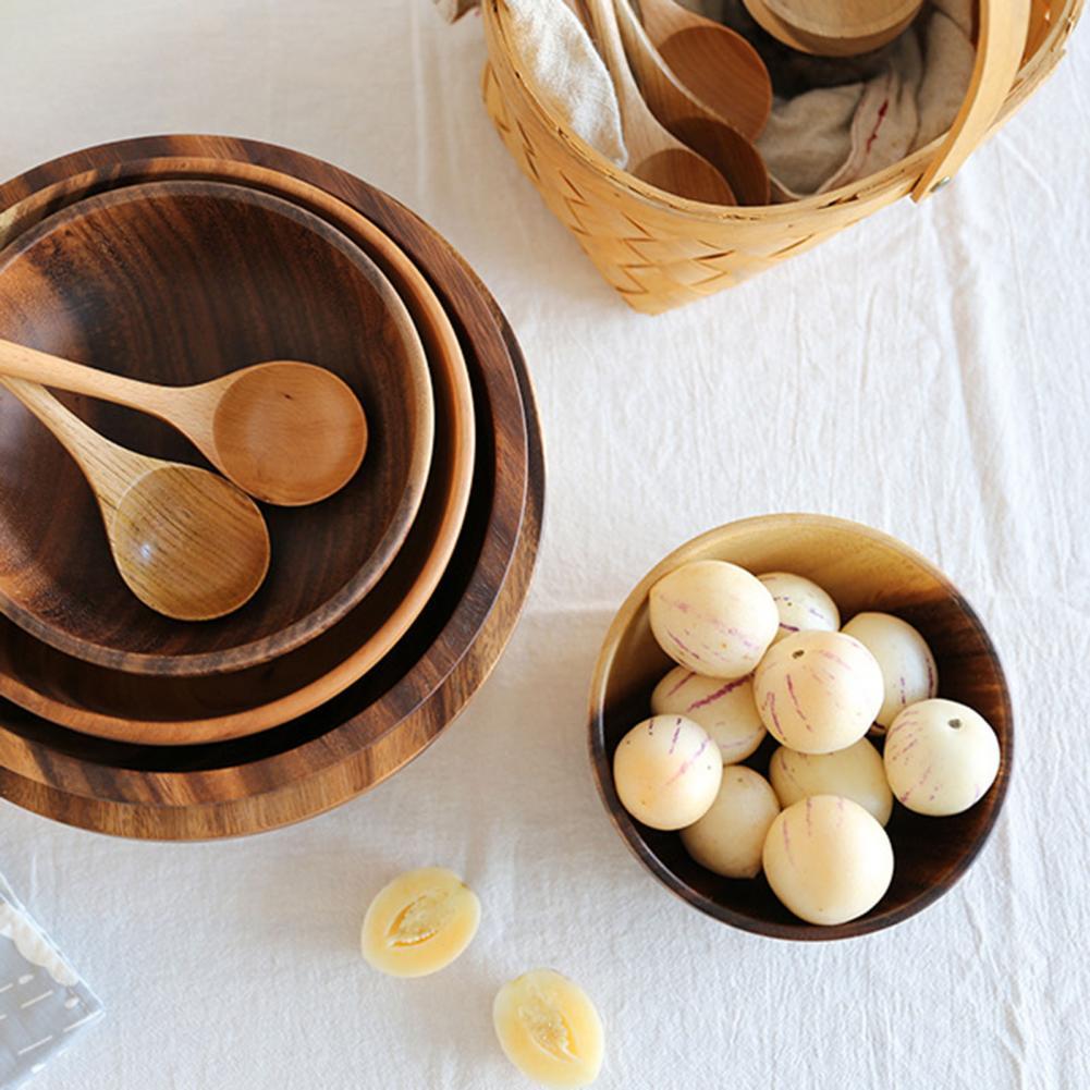 Natural Wooden Bowl | Fruit Bowl | Salad Bowl