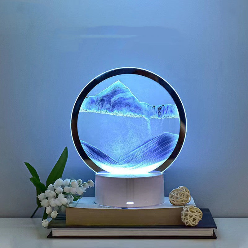 Creative 3D Quicksand Bedside Table Lamp