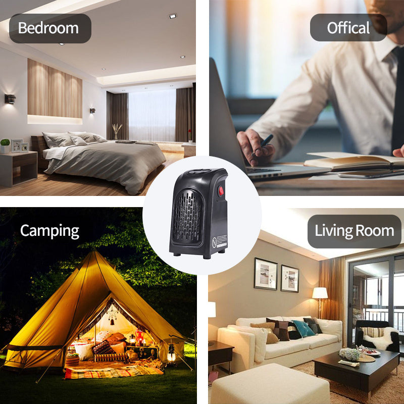 Mini Electric Home Heaters Fan For Home Office Camping